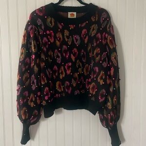 FARM sweater beautiful and perfect sz L